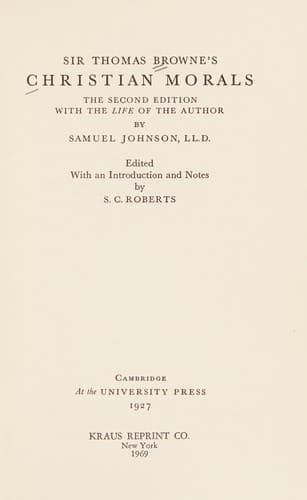 Tapa de Christian morals