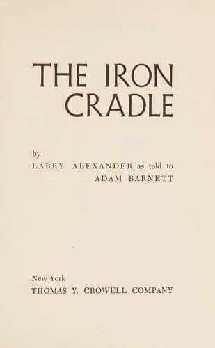 Tapa de The iron cradle