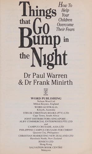 Tapa de Things that go bump in the night