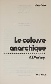 Tapa de Le colosse anarchique
