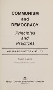Tapa de Communism and democracy