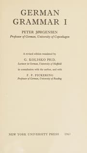 Tapa de German grammar