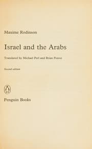 Tapa de Israel and the Arabs