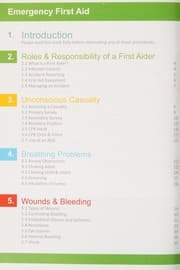 Tapa de First aid manual