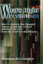 Tapa de What's Right With Feminism