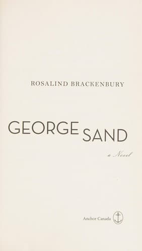 Tapa de Becoming George Sand