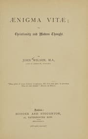 Tapa de Aenigma vitae