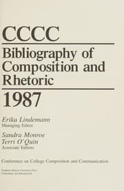 Tapa de CCCC Bibliography of Composition and Rhetoric 1988 (C C C C Bibliography of Composition and Rhetoric)