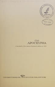 Tapa de The Apocrypha