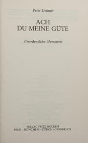 Tapa de Ach du meine Güte