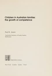 Tapa de Children in Australian families