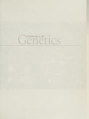 Tapa de Essentials of genetics, sixth edition