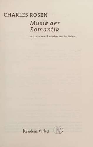 Tapa de Musik der Romantik
