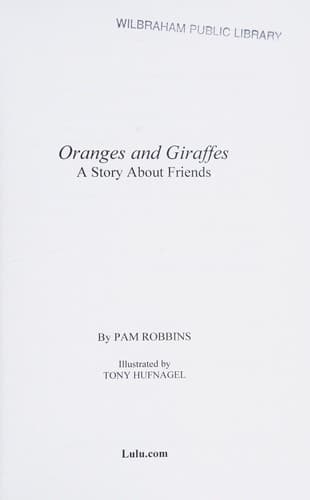 Tapa de Oranges and giraffes