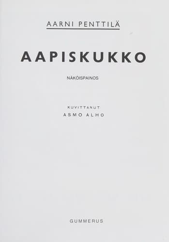 Tapa de Aapiskukko