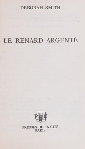 Tapa de Le renard argenté