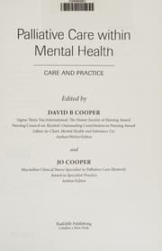 Tapa de Palliative Care Within Mental Health Care and Practice