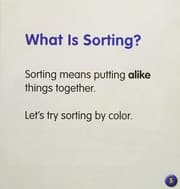 Tapa de Let's sort by color