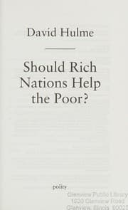 Tapa de Should rich nations help the poor?