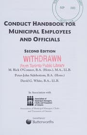 Tapa de Conduct handbook for municipal employees and officials