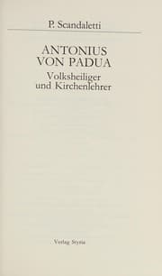 Tapa de Antonius von Padua