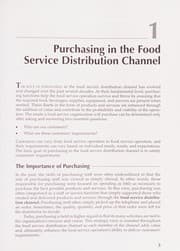Tapa de Purchasing for food service operations