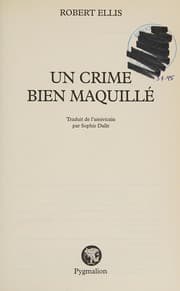 Tapa de Un crime bien maquillé