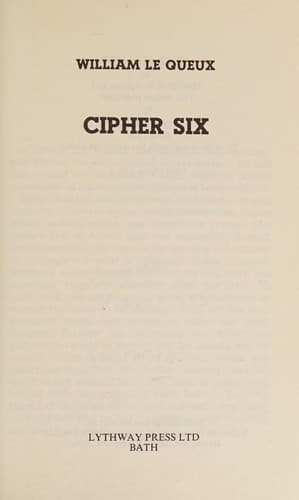 Tapa de Cipher six