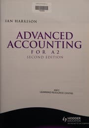 Tapa de Advanced Accounting for A2