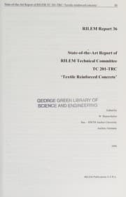 Tapa de TEXTILE REINFORCED CONCRETE. RILEM REPORT 36