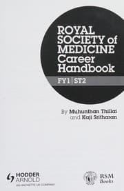 Tapa de Royal Society of Medicine career handbook