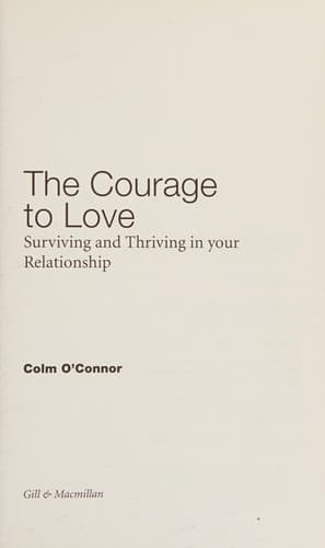 Tapa de Courage to Love
