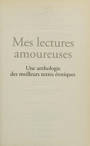 Tapa de Mes lectures amoureuses