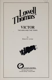 Tapa de Lowell Thomas' Victor
