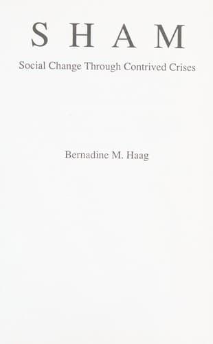 Tapa de SHAM - Social Change Through Contrived Crises