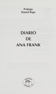 Tapa de El Diario de Ana Frank