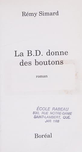 Tapa de La B.D. donne des boutons