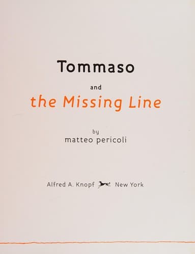 Tapa de Tommaso and the missing line