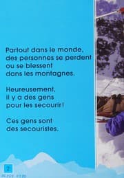 Tapa de Les secours en montagne