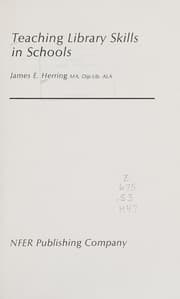 Tapa de Teaching library skills in schools