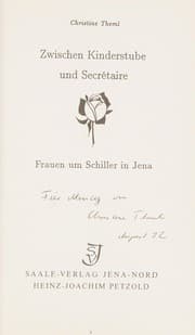 Tapa de Zwischen Kinderstube und Secretaire