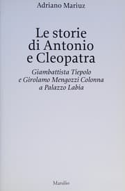 Tapa de Le storie di Antonio e Cleopatra