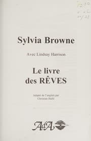 Tapa de Le livre des rêves