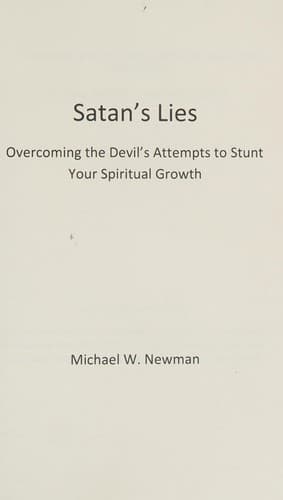 Tapa de Satan's Lies