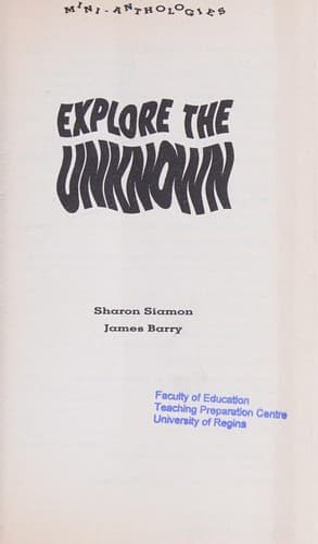 Tapa de Explore the unknown
