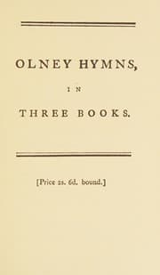 Tapa de Olney hymns in three books