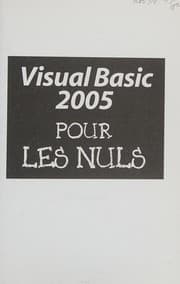 Tapa de Visual Basic 2005 pour les nuls