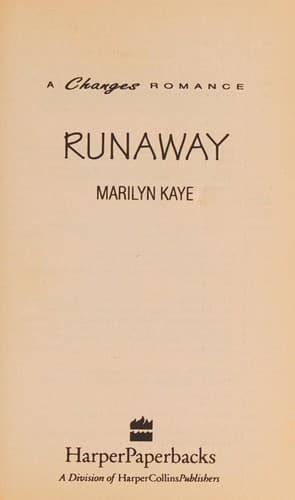 Tapa de Runaway (A Changes Romance, No 4)