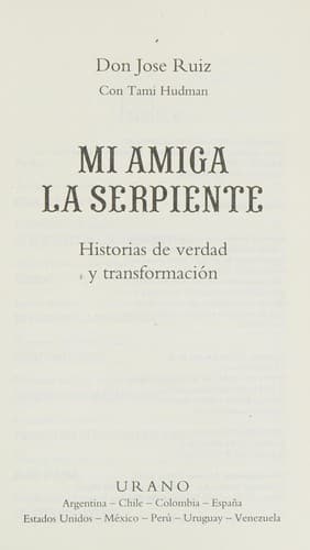 Tapa de Mi amiga la serpiente