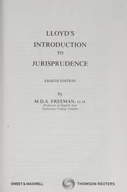 Tapa de Lloyd's introduction to jurisprudence